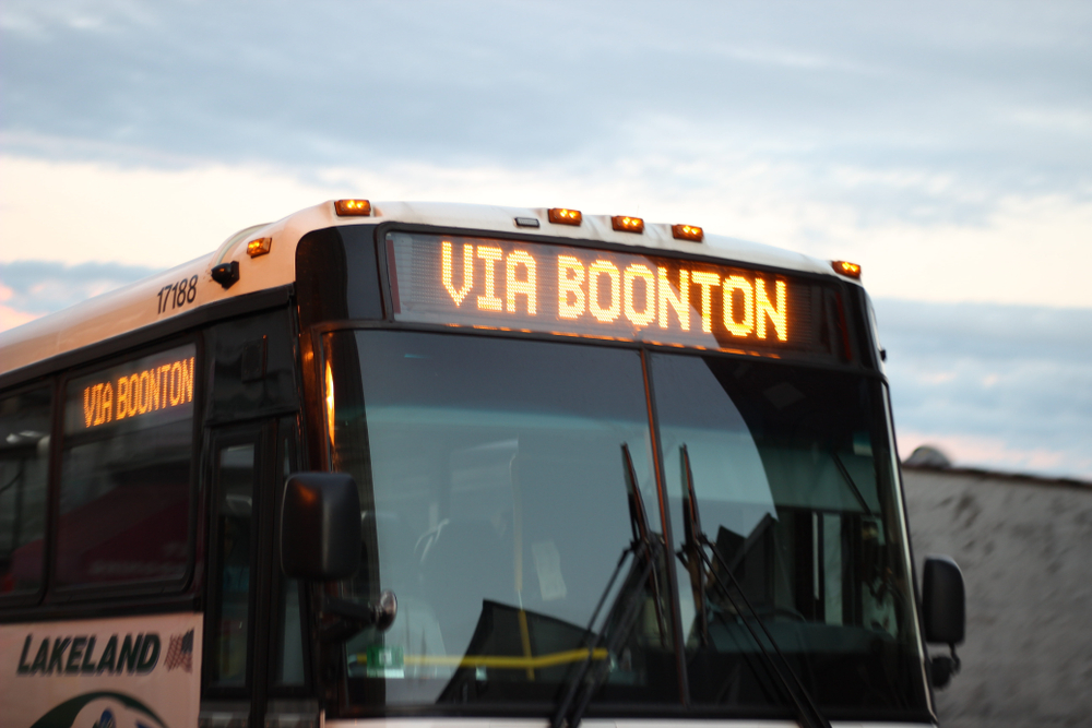 Bus,In,Boonton.